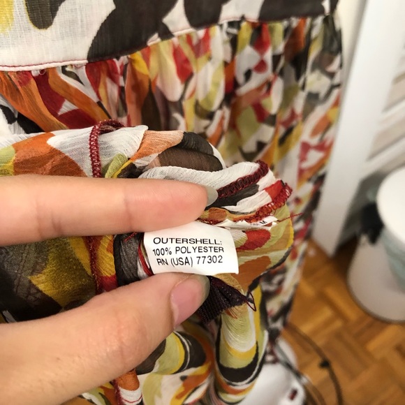 Sheer multi colored Zara (trf) dress - Picture 3 of 4